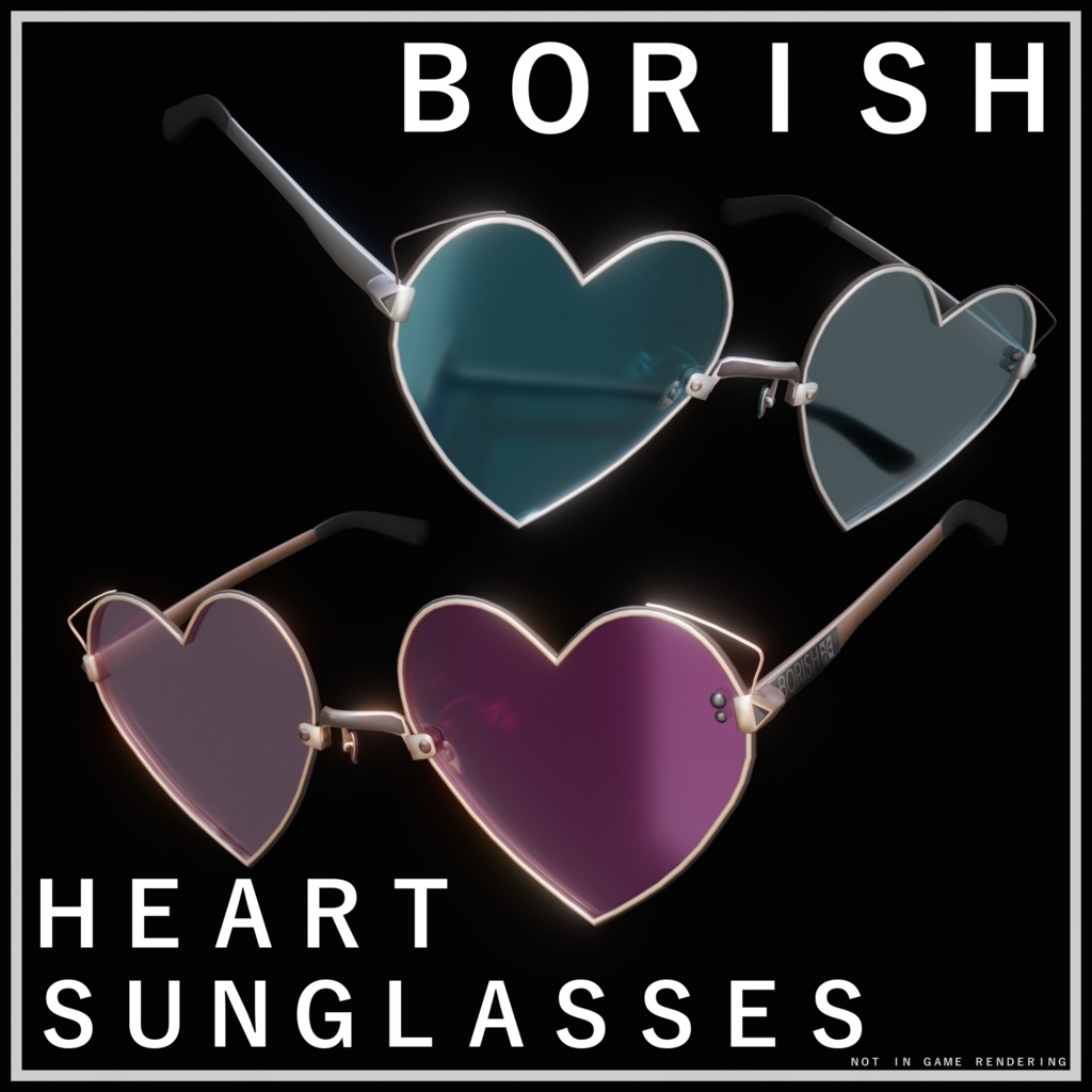 [VRChat] Heart Sunglasses