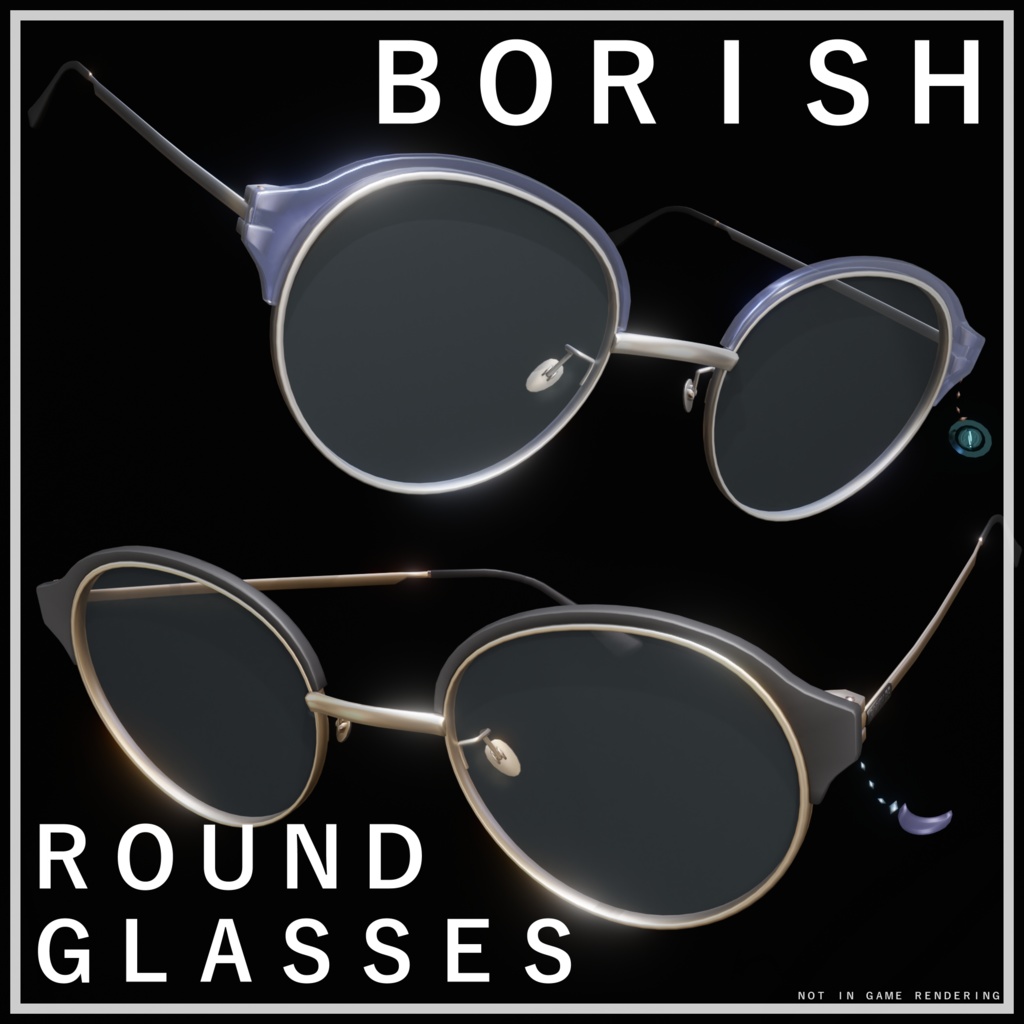 [VRChat] Round Glasses