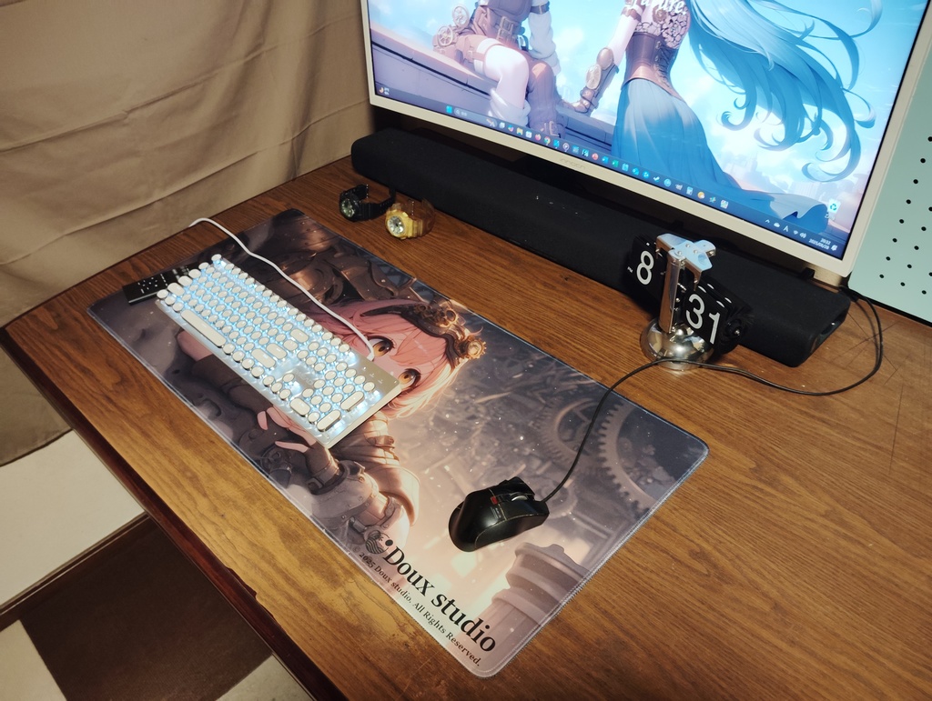 マウスパッド ルマのある日常