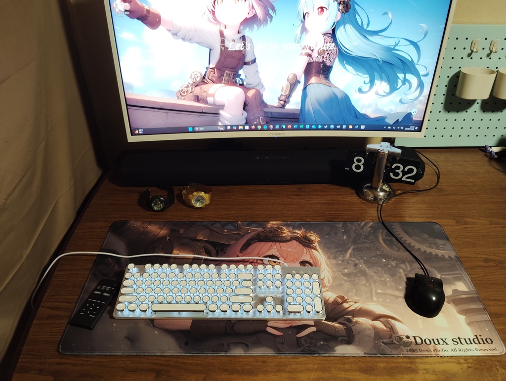 マウスパッド ルマのある日常