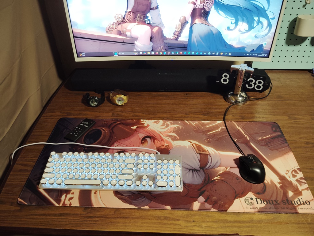 マウスパッド ルマの本日快晴、工具日和。