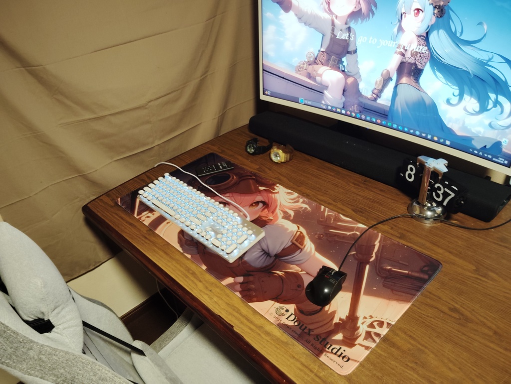 マウスパッド ルマの本日快晴、工具日和。