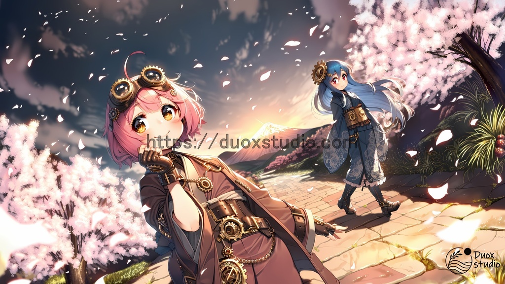 Spring Mechanica A Quiet Stroll Wallpaper HD & 4K Edition