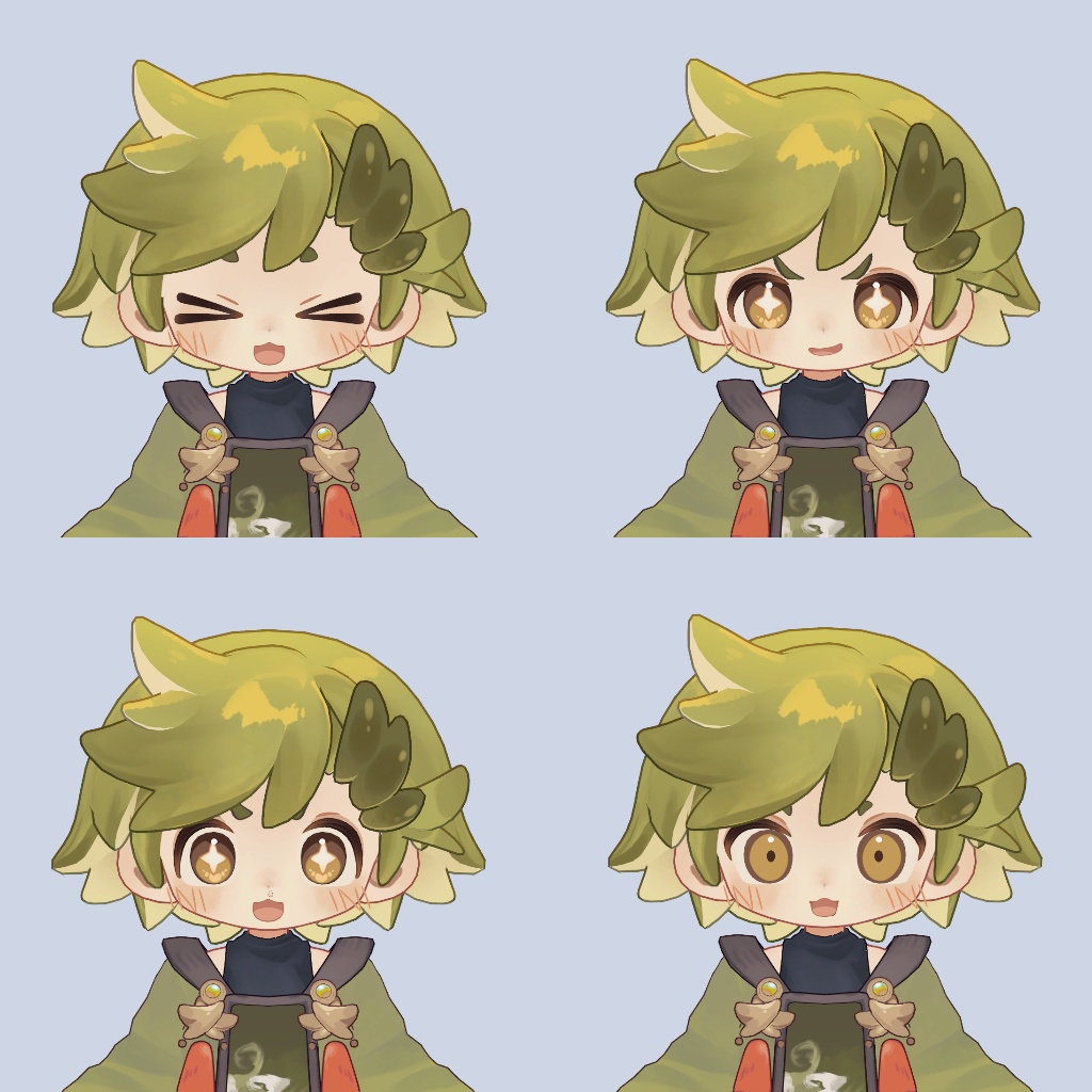 【無料】ウズルハ_表情セット_16種類