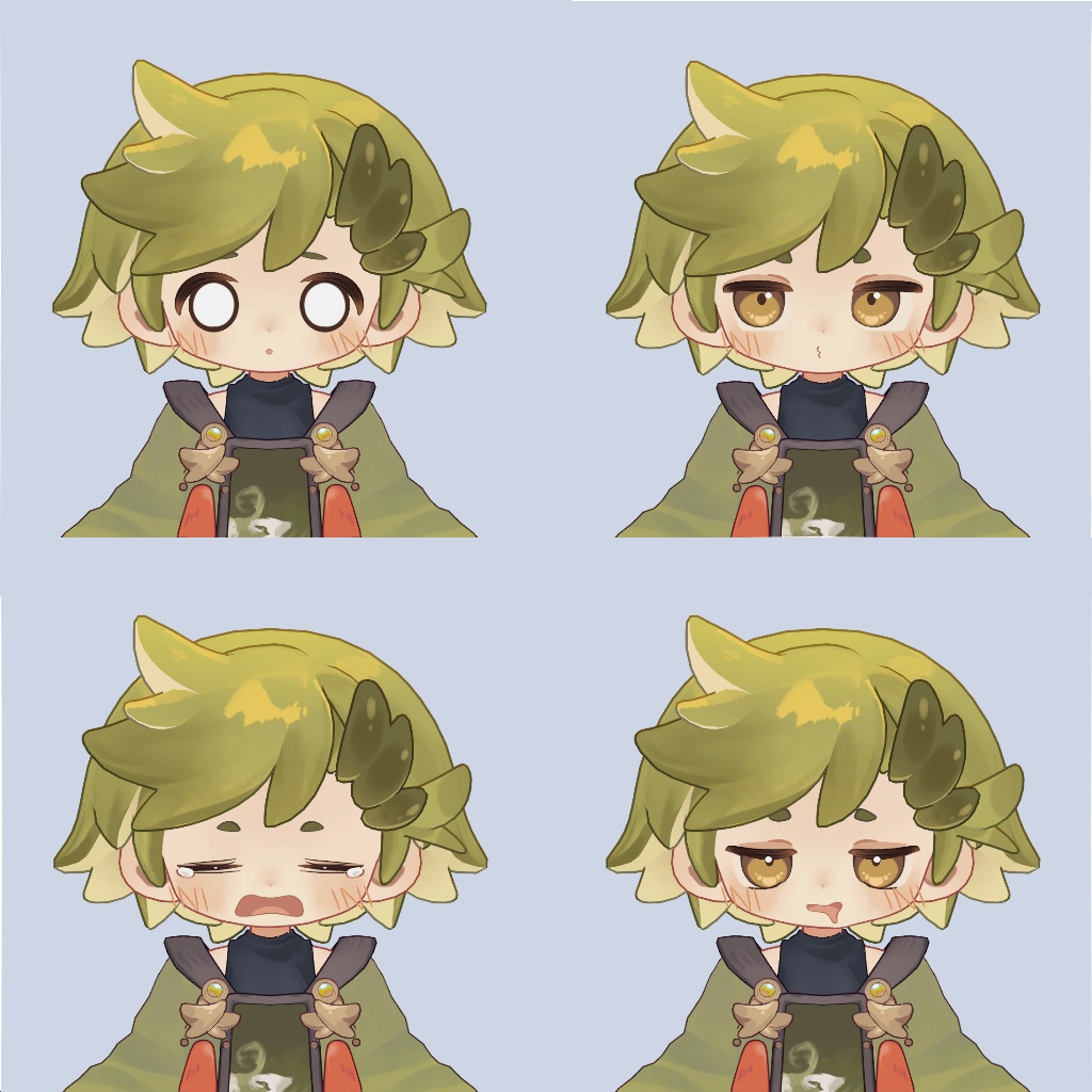 【無料】ウズルハ_表情セット_16種類