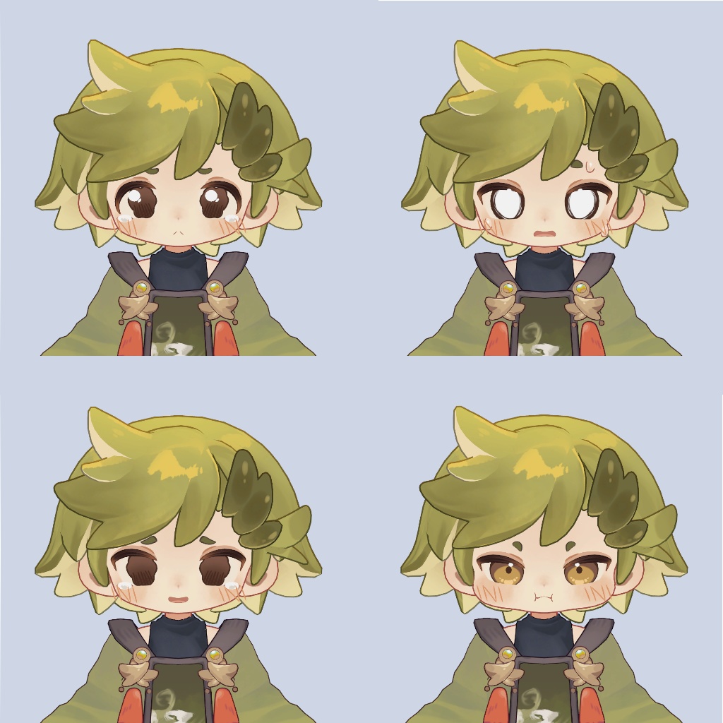 【無料】ウズルハ_表情セット_16種類