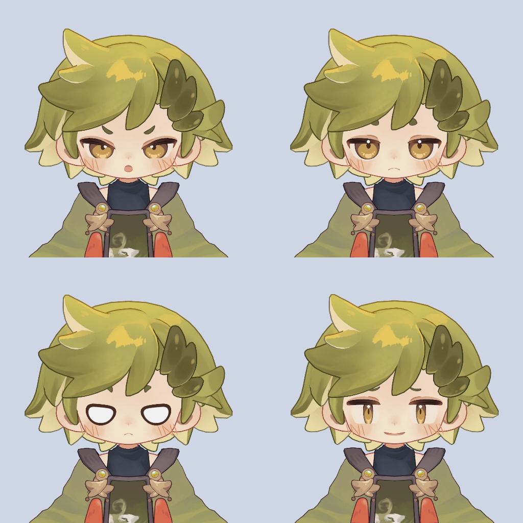 【無料】ウズルハ_表情セット_16種類
