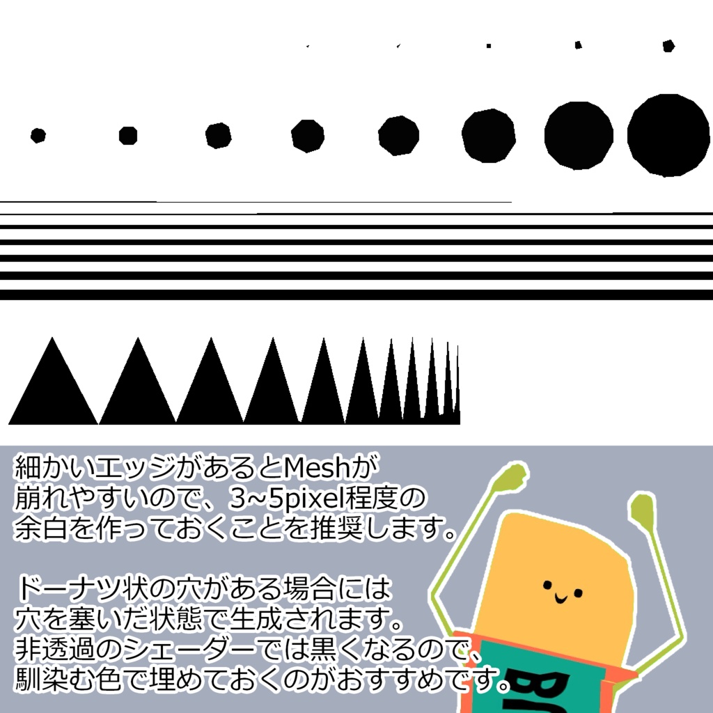 【3日間50%OFF】板ポリ風アバター作成ツール【Quest対応】「Alpha Mesh Generator」