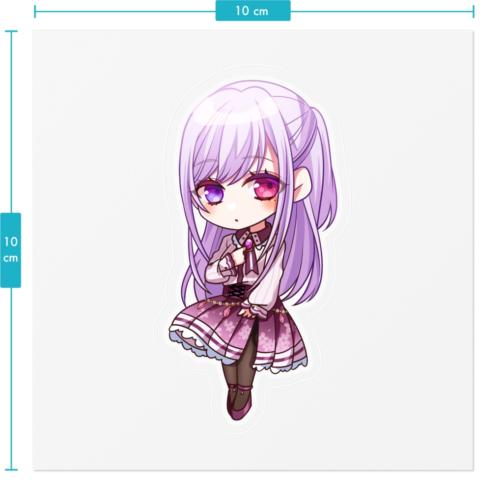 紫葉咲愛美ステッカー