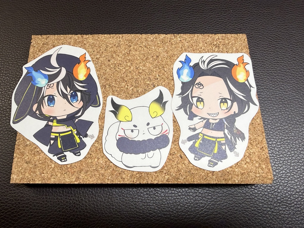 【謳仮×クロパレ】謳仮&魂兎ステッカーセット