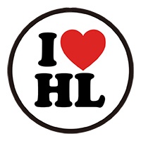 I❤HL 缶バッチ + クルシーモチーフシール セット