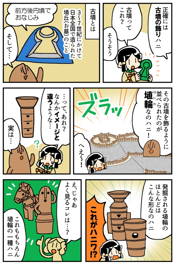 【再版のため12月9日以降発送】マンガでわかる!はにわ入門①