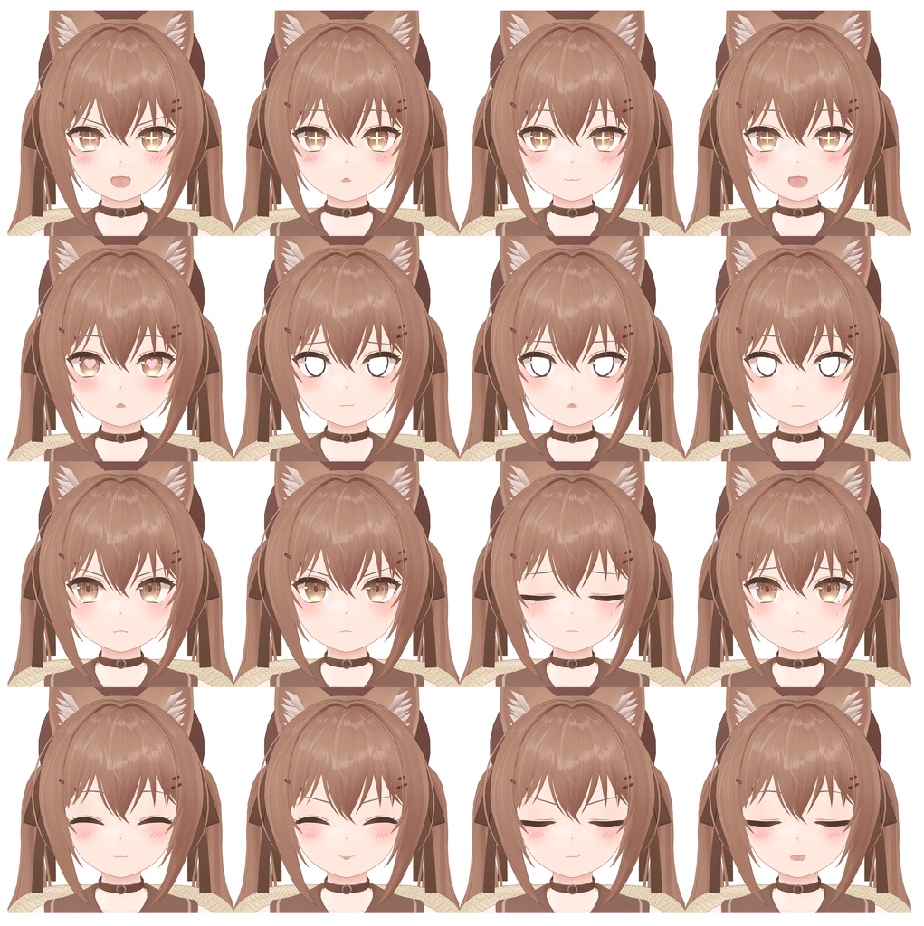 【VRC向け】オリジナル3Dモデル「Nagisa」ver1.02