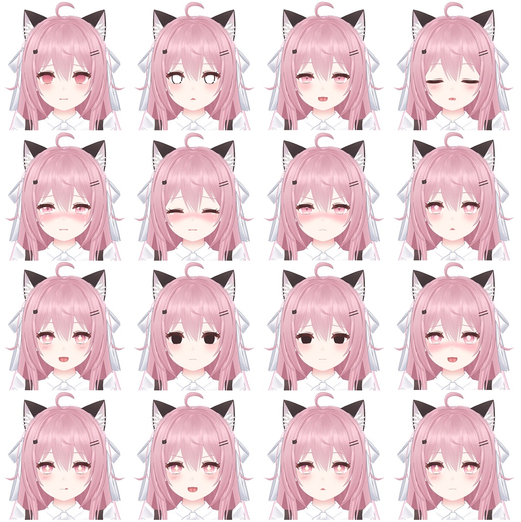 オリジナル3Dモデル「シャーシャ(Shasha)」ver1.01