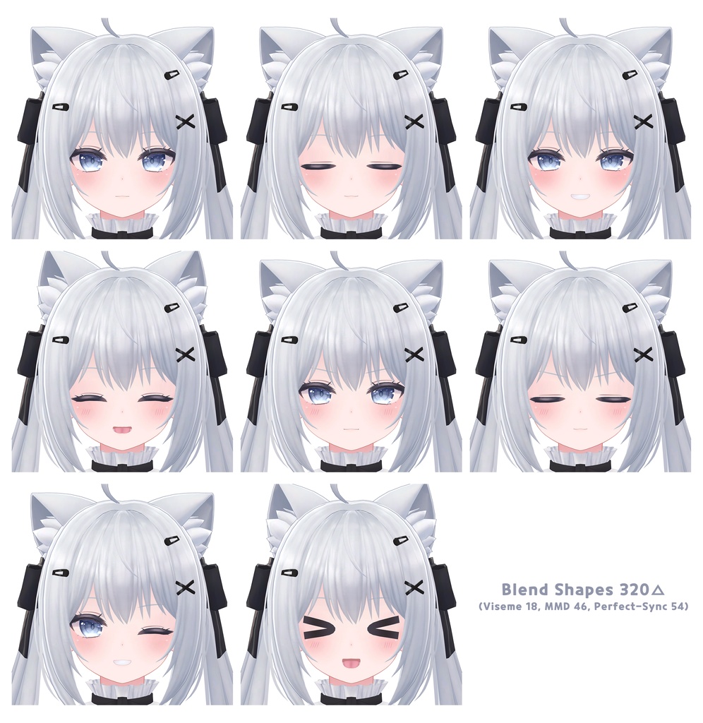 オリジナル3Dモデル「ラヴィ(Lavie)」ver1.00