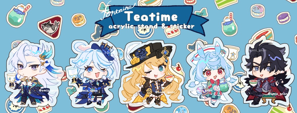 Teatimeアクリルスタンド&ステッカーセット
