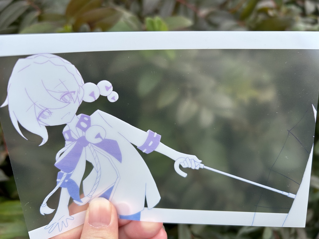 伊織弓鶴クリアポストカード