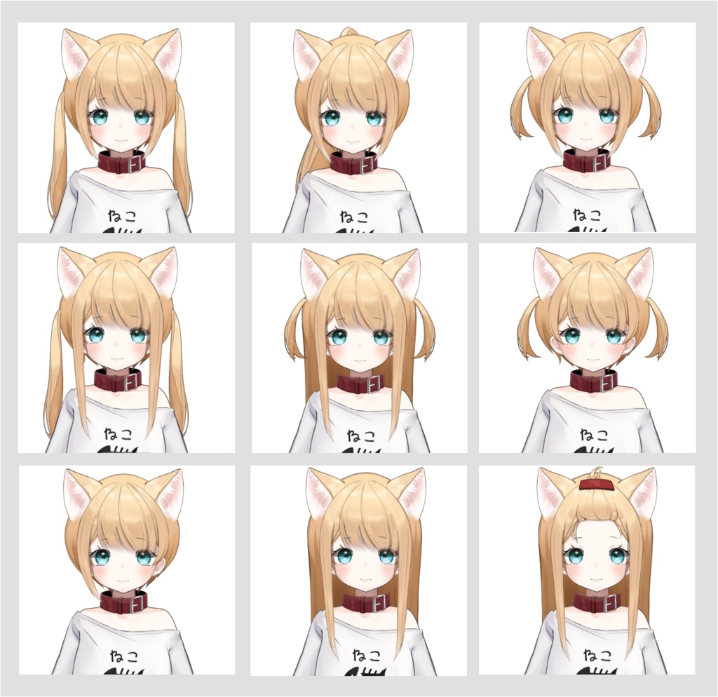 汎用モデル live2d -vtuberかわいい猫たち (ハンドトラッキングが含まれています)