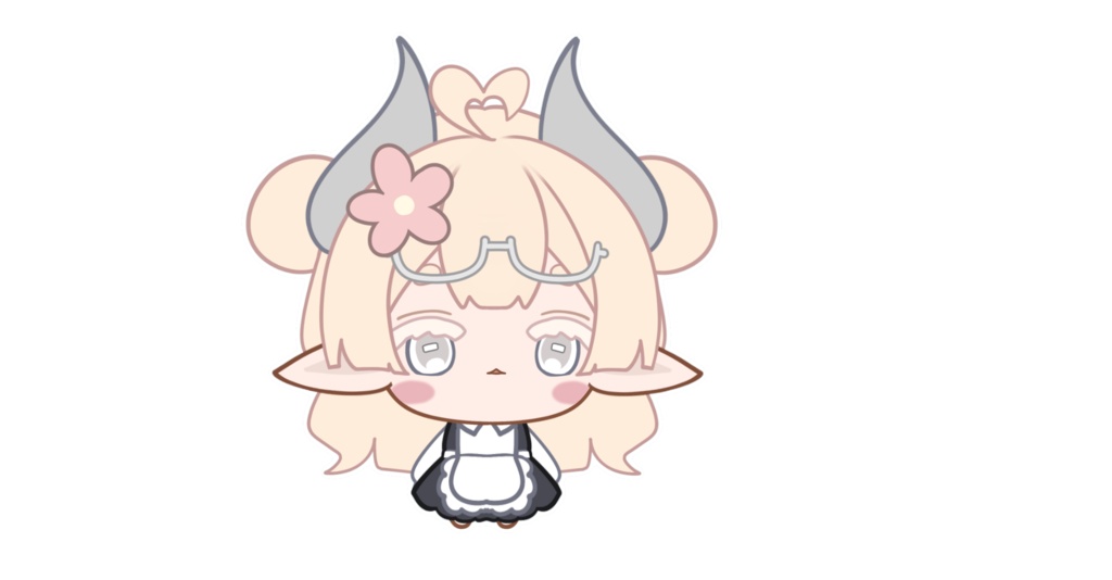 ハチミちび!/Customizable Vtuber Model/Hachimi Chibi