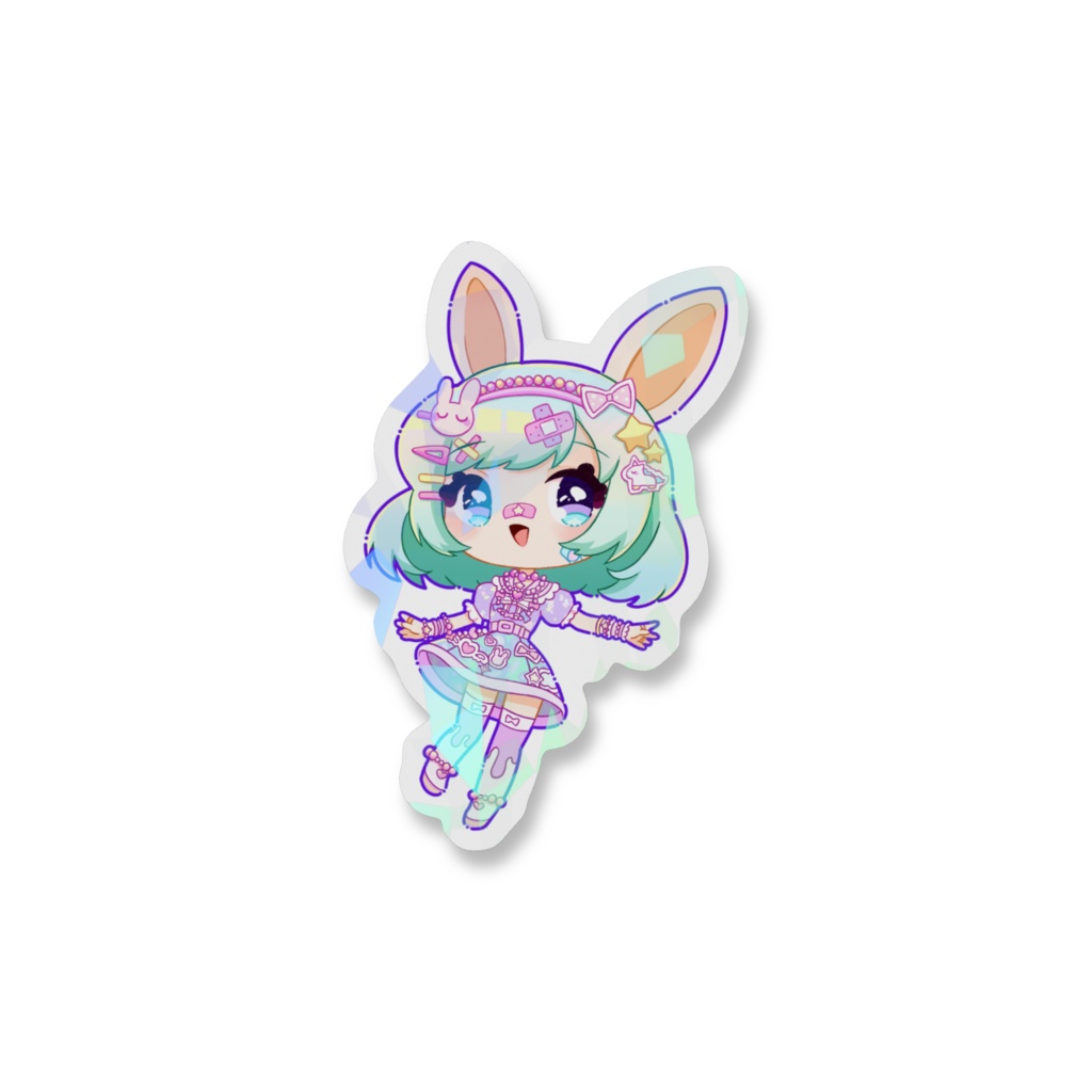 ホログラムスマホステッカー ミニデコラA