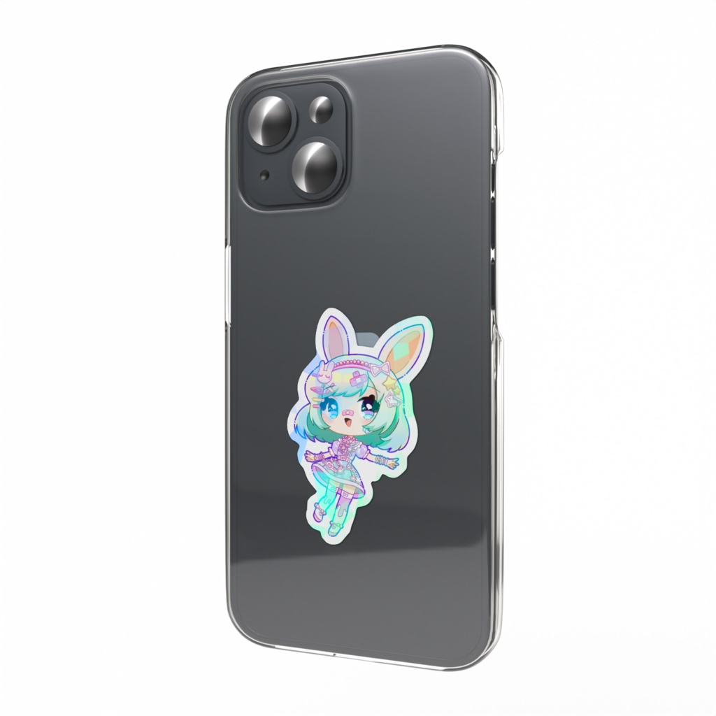 ホログラムスマホステッカー　ミニデコラA