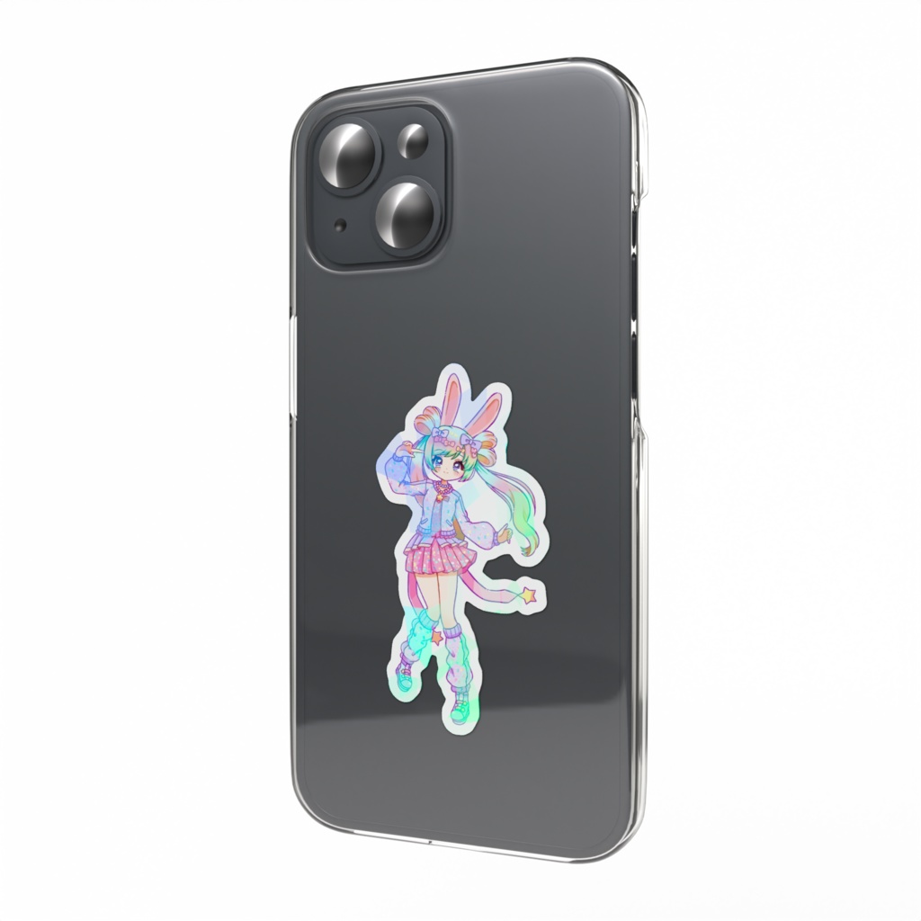 ホログラムスマホステッカー　デコラB