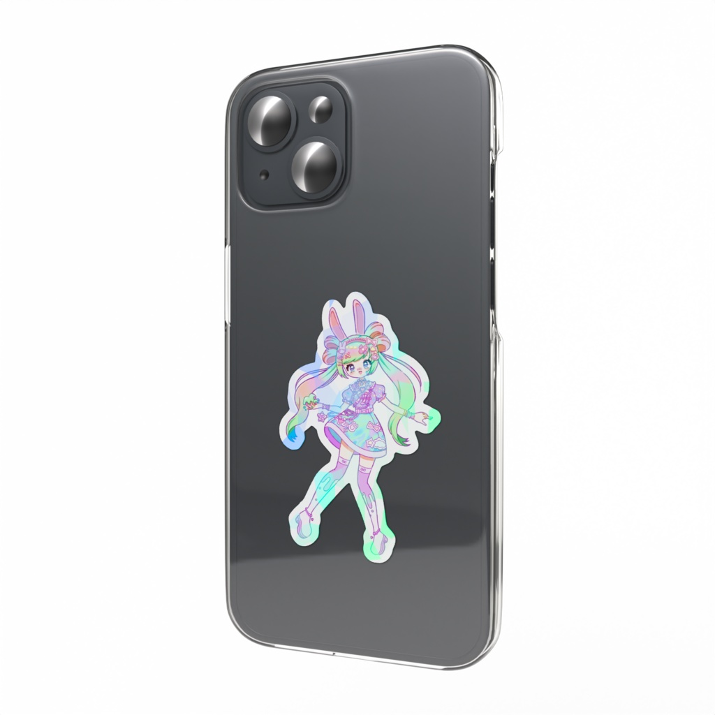 ホログラムスマホステッカー　デコラA