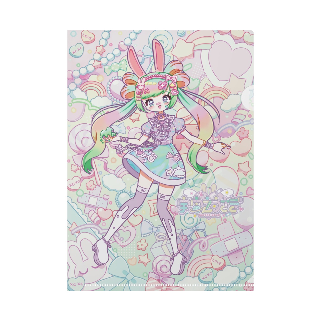 クリアファイルA4　デコラA