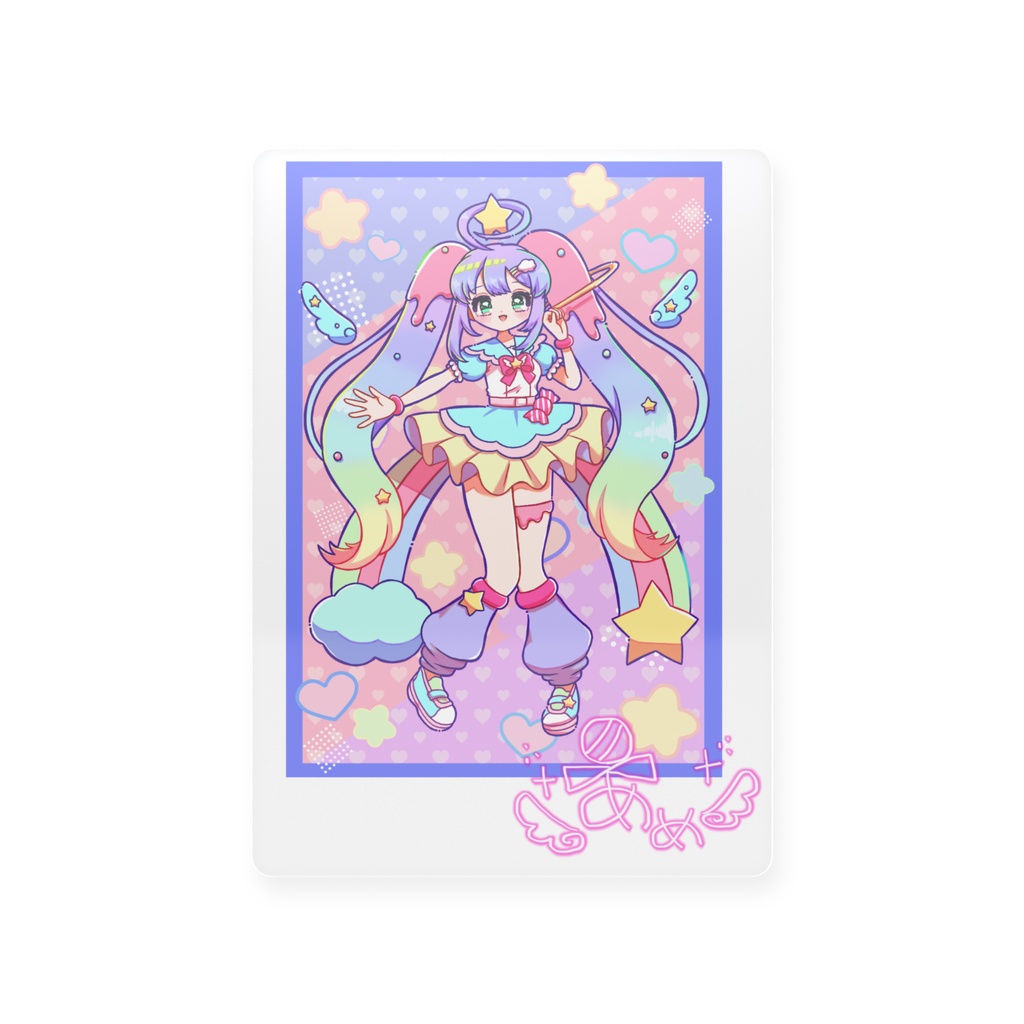 虹乃星あめ🌈🍬サイン入りカード