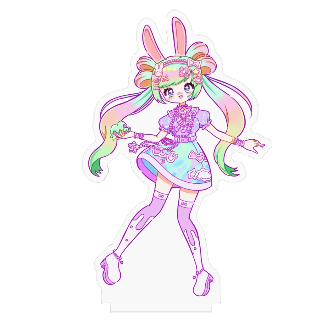宇宙之うさぎ🌈🪽アクリルフィギュア