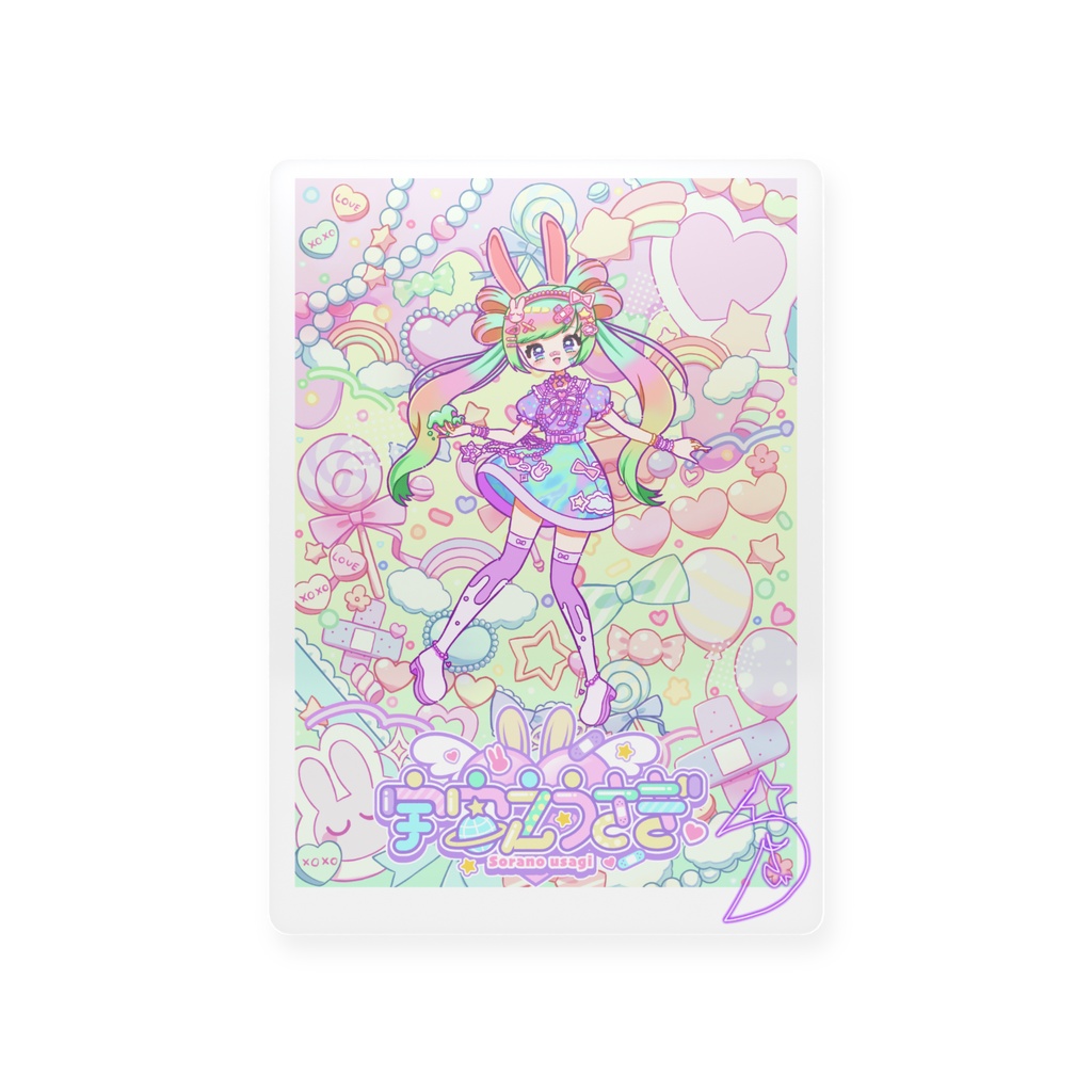 宇宙之うさぎ🌈🪽サイン入りカード