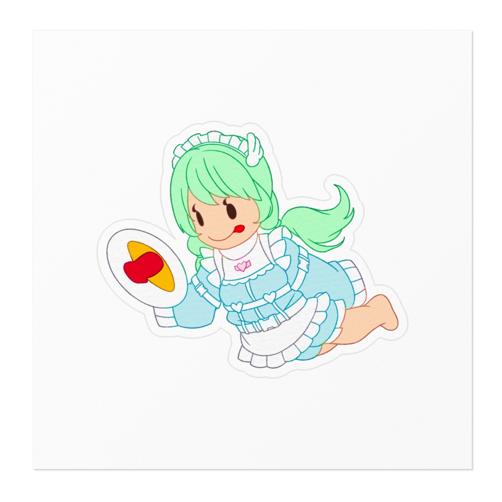 ステッカー🥚釣られみどりおんバージョン👽(サイズ1種類)