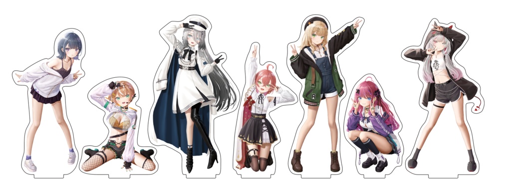 【非公式】いでぃおす2nd衣装アクリルスタンド