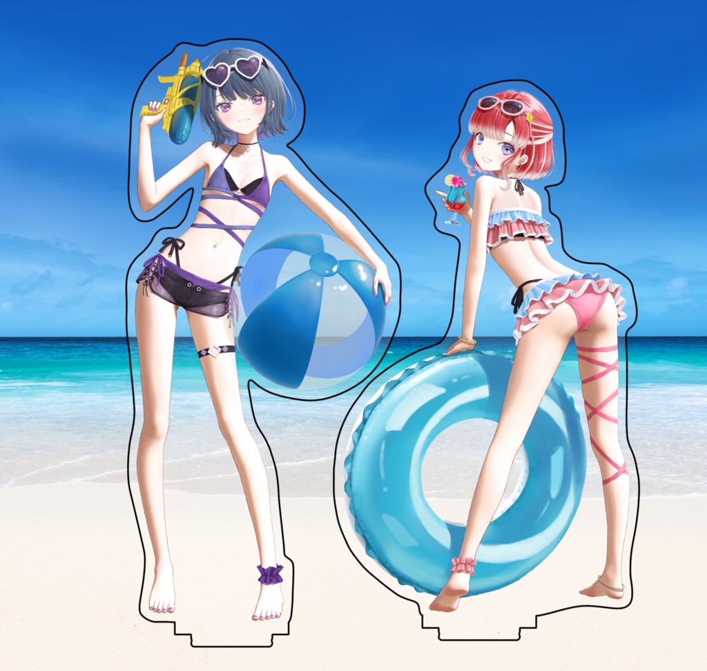 【非公式】しーべり（水着）アクリルスタンド