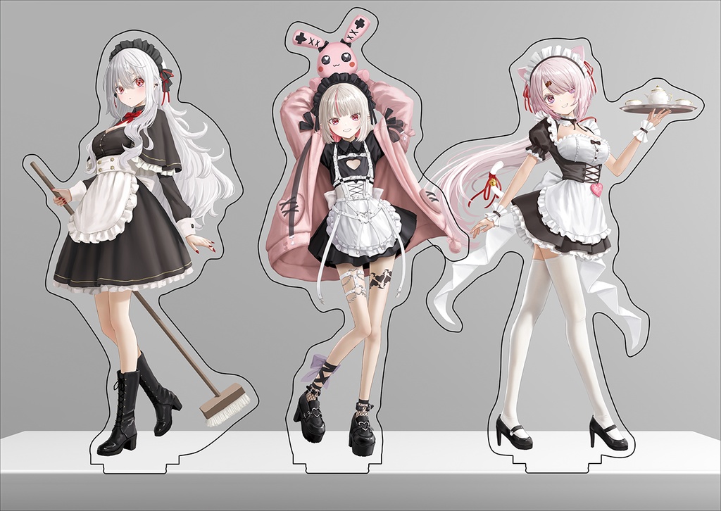【非公式】ずしりメイド服アクリルスタンド