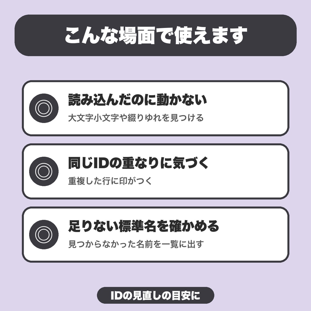 Live2Dパラメータ名 照合チェック|39個の標準名と照合・使わない部位を除外・自分の基準を追加【無料版あり】