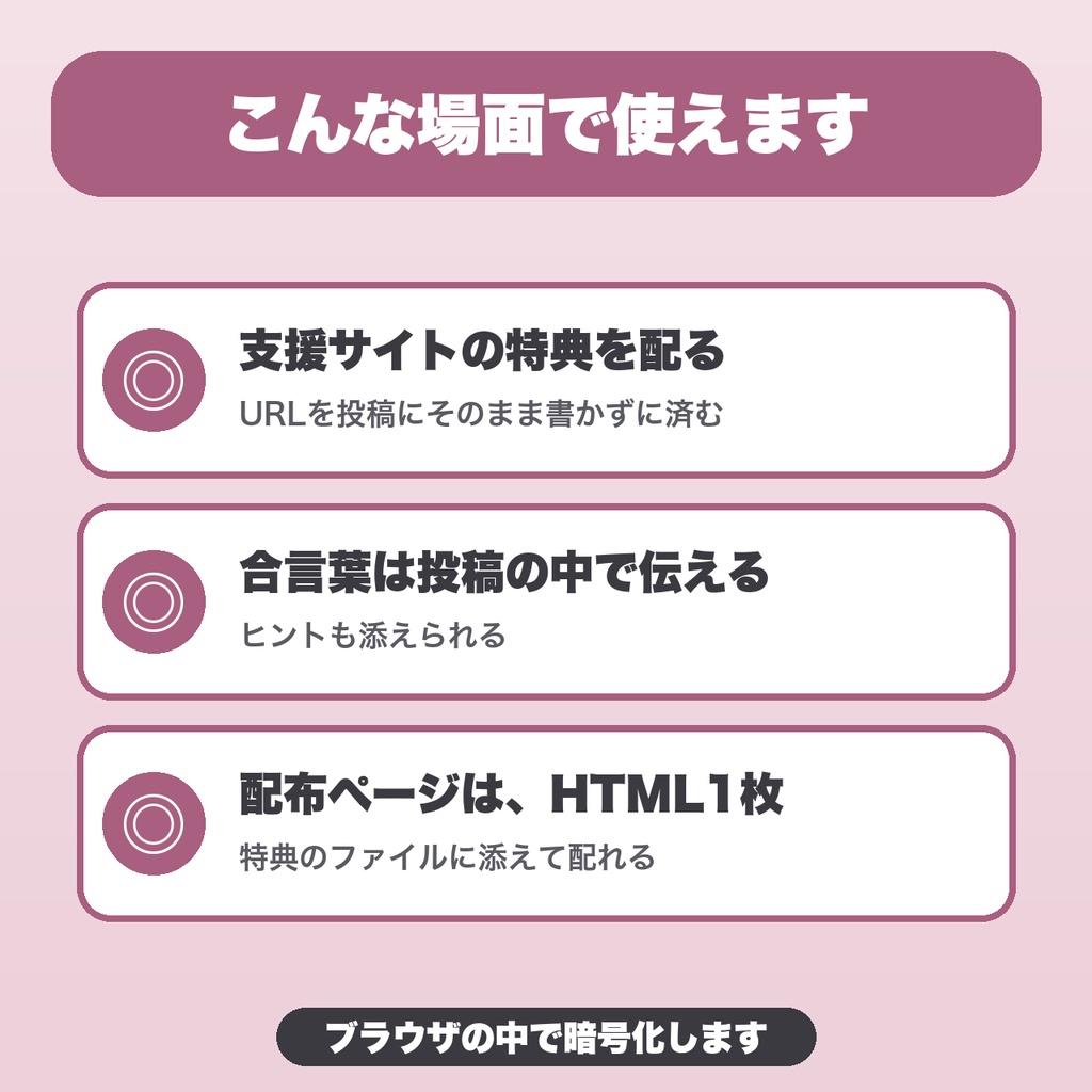 限定リンクのロッカー|リンク10個・題名・合言葉のヒント・表示の期限・色3種類で作る配布ページ【無料版あり】