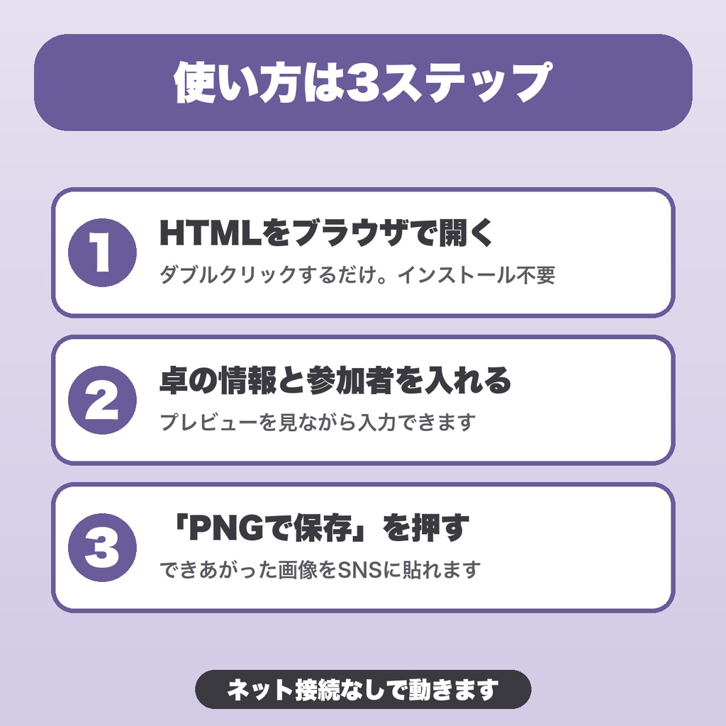 TRPG 卓の通過報告画像メーカー|テンプレ8種・参加者8人・結果アイコン・シナリオ名の伏せ字・縦長/正方形【無料版あり】
