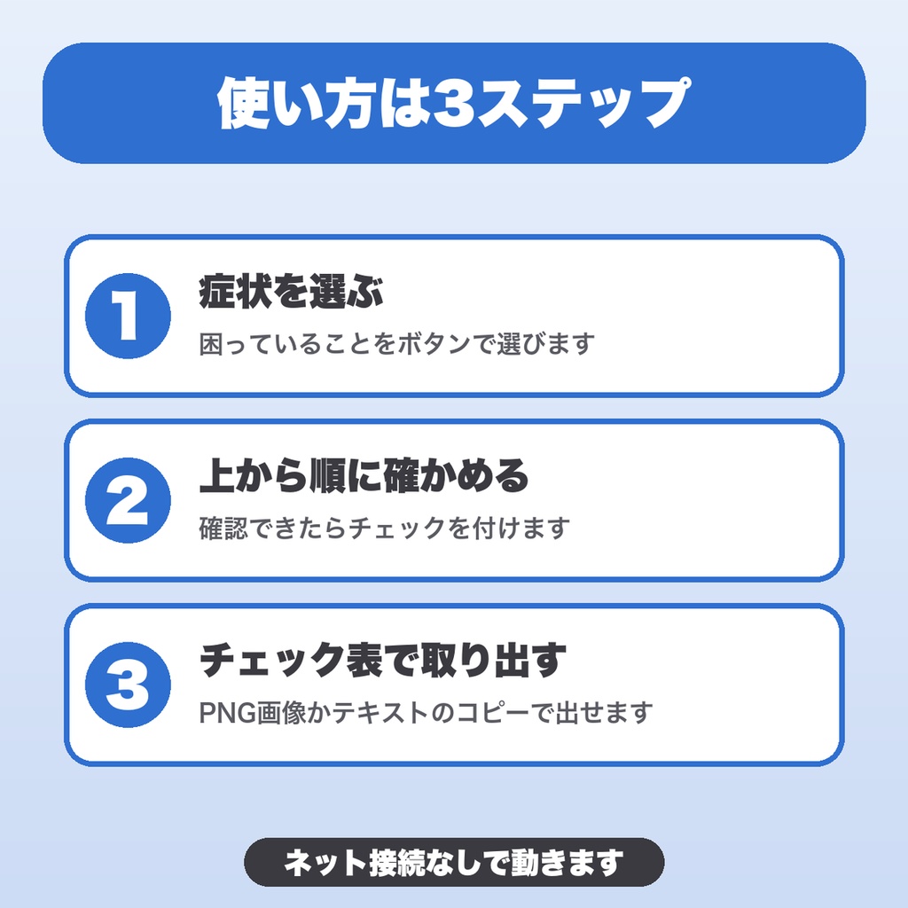 配信の音声トラブル予防シート|症状20種から確認の順番を引ける・自分用の項目・PNG保存(配信者向け)【無料版あり】