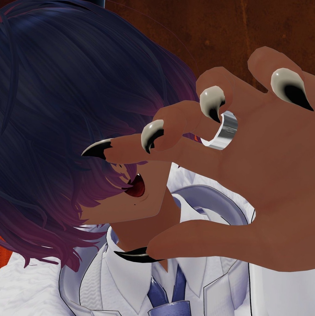 【4アバター対応】悪魔ネイル