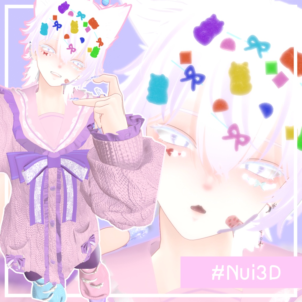 【4アバター対応】グミヘアピン