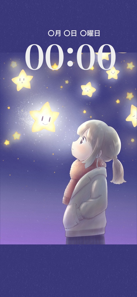 【iPhone壁紙】こんばんは