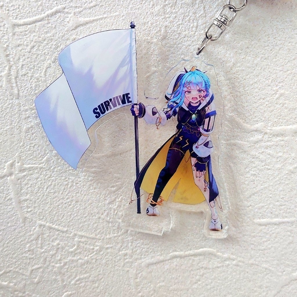 【再販】生存 Inc. ここに旗を立てようアクリルスタンドキーホルダー