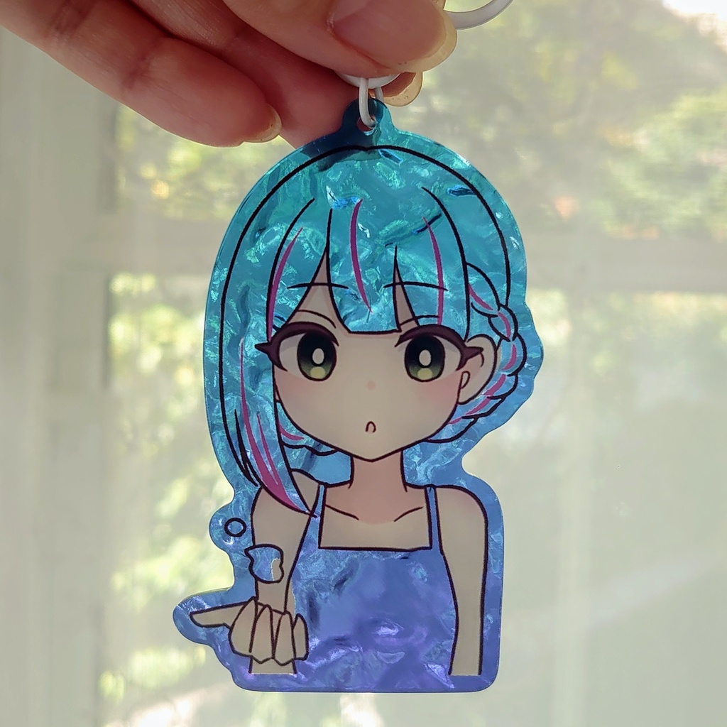 【C106】透けちゃった？！るしぇ  水面アクリルキーホルダー【2025夏グッズ】
