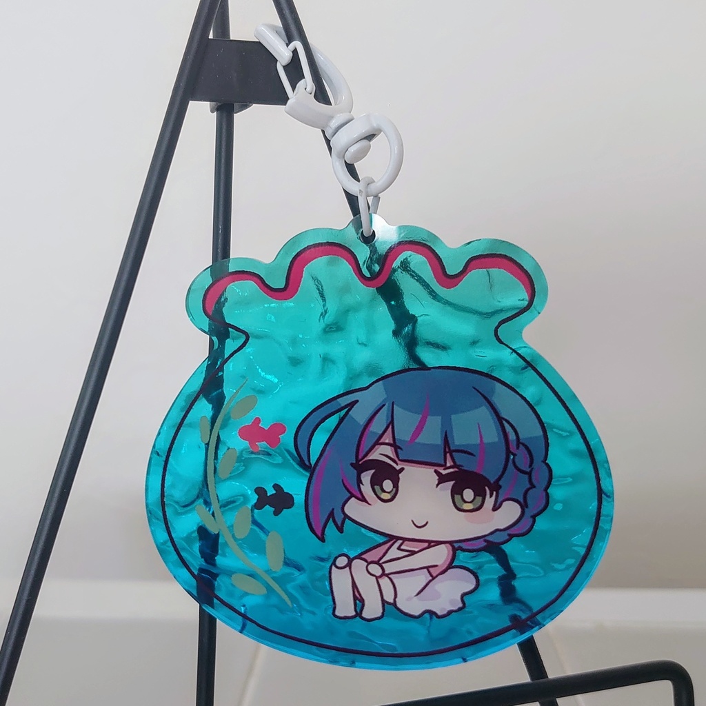 【C106】金魚鉢夏るしぇ  水面アクリルキーホルダー【2025夏グッズ】