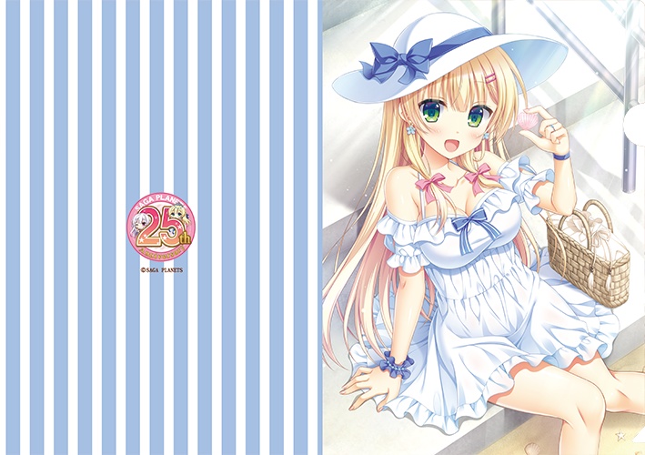 SAGA PLANETS 25th anniversary シルヴィ&七緒 クリアファイル2枚セット