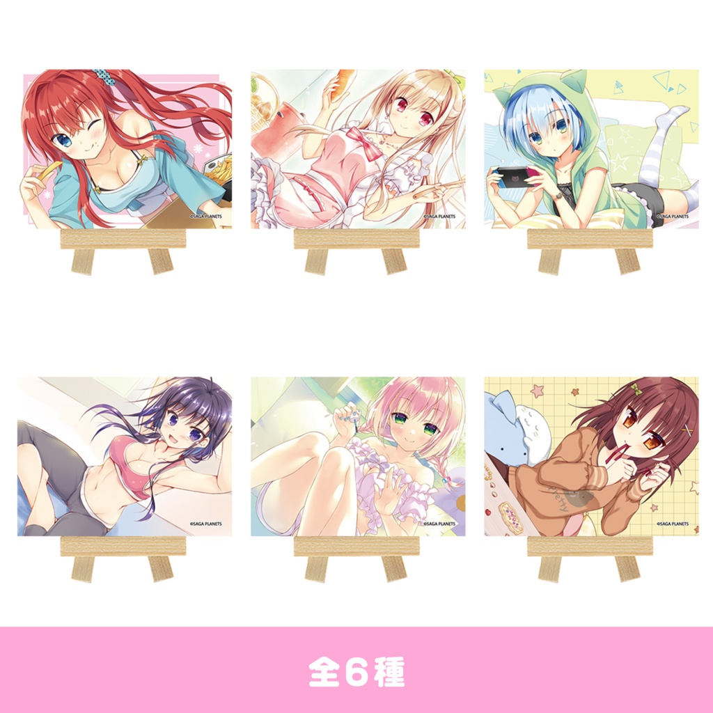 かけぬけ★青春スパーキング！　おうちでエンジョイ　ミニキャンバスアート