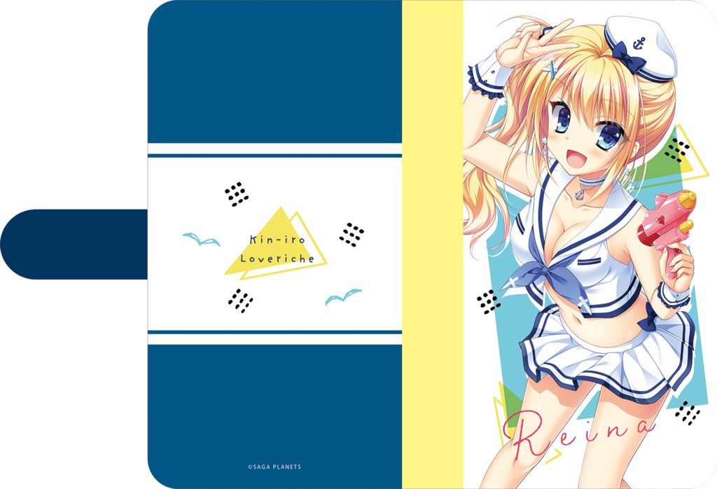 【通販取扱初!】金色ラブリッチェ 手帳型スマホケース