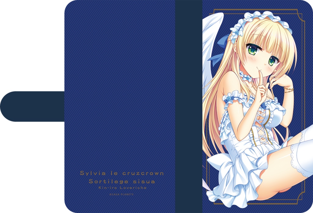 【通販取扱初!】金色ラブリッチェ 手帳型スマホケース