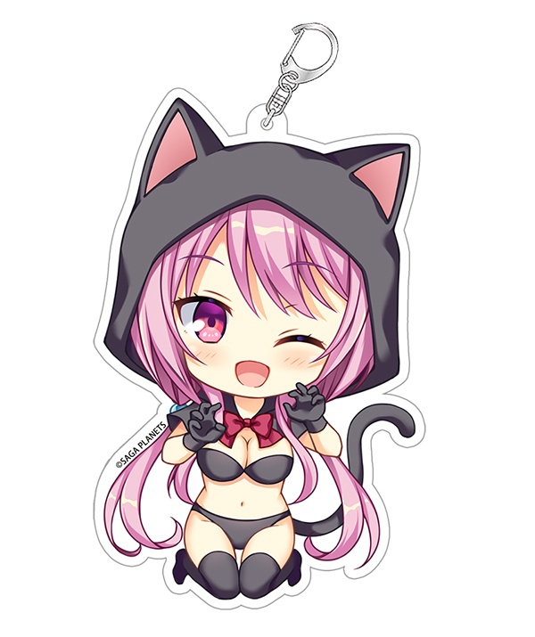 AMBITIOUS MISSION クロネコかぐや BIGアクリルキーホルダー